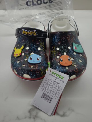 Zuecos Crocs Pokemon nuevos Talla 33/34