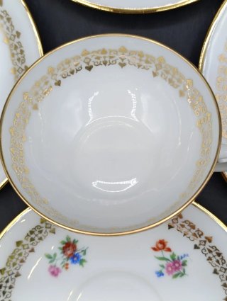 Set tazas café porcelana Limoges
