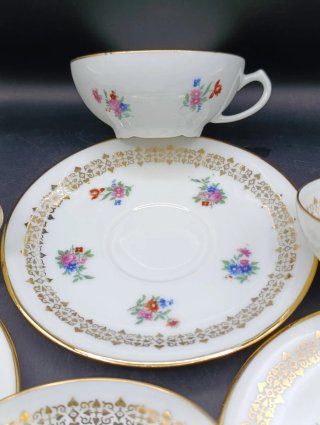 Set tazas café porcelana Limoges