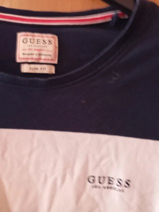 Maglietta Guess a righe uomo taglia XL
