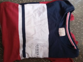 Maglietta Guess a righe uomo taglia XL