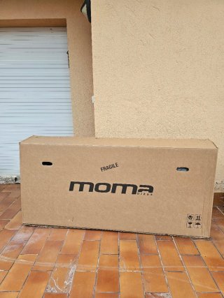 Bicicleta Moma plegable amarilla RICOLA