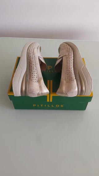 Zapatos Pitillos Mujer Talla 39 Oro