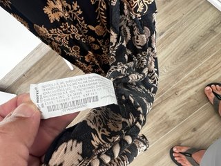 Vestido largo Zara tirantes estampado