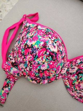 Sujetador bikini estampado floral