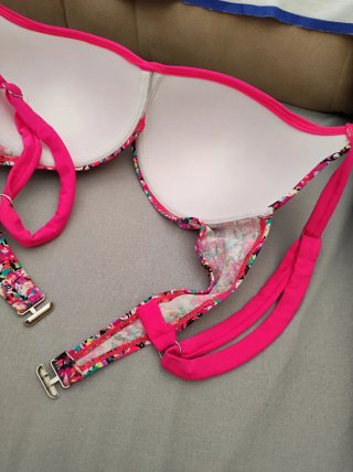 Sujetador bikini estampado floral