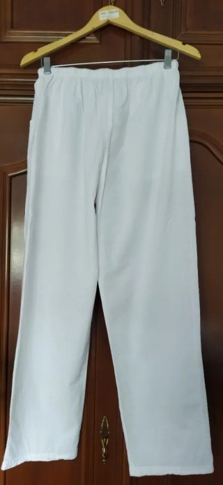 Pantalón largo blanco