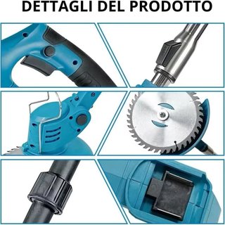 Kit 3 in 1: Forbici, Sega, Decespugliatore
