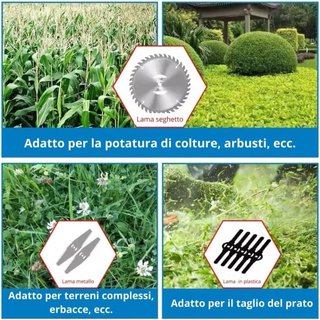 Kit 3 in 1: Forbici, Sega, Decespugliatore
