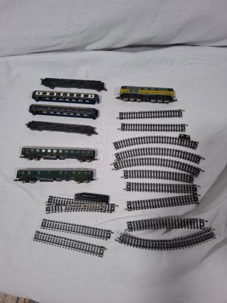 Lote Locomotora y Vías Tren