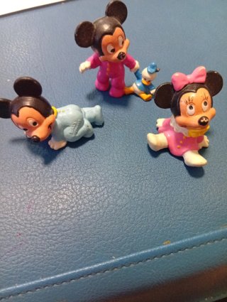 Lote Figuras Mickey, Minnie y Donald Bebé