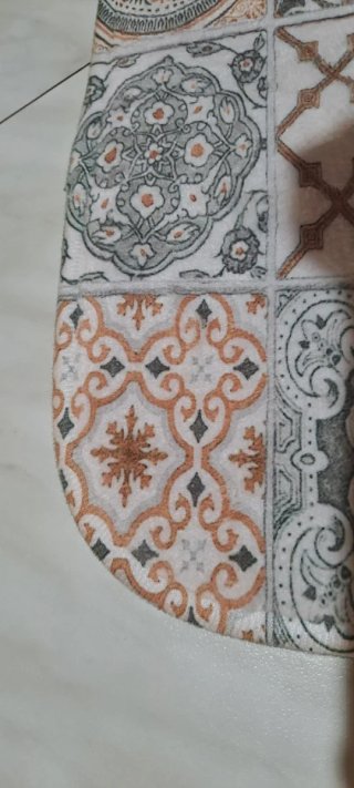 Tappeto bagno fantasia mosaico