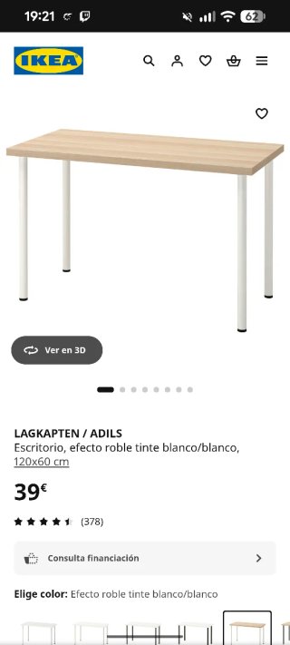 Escritorio LAGKAPTEN / ADILS IKEA