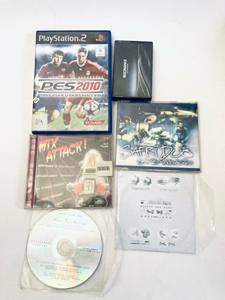 Lote casette, cd y videojuego