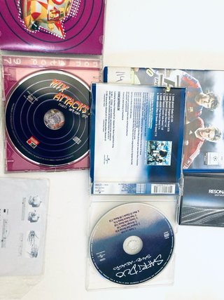 Lote casette, cd y videojuego