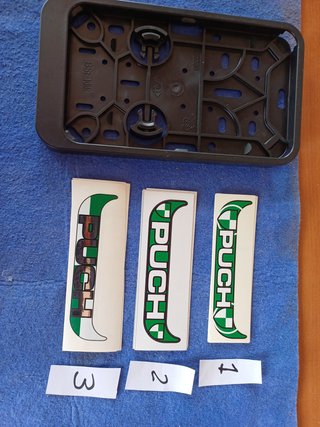 PORTAMATRICULAS PARA CICLOMOTOR