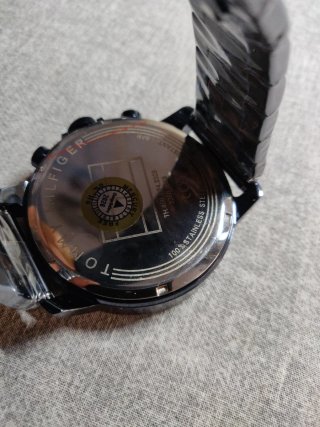 Orologio Tommy Hilfiger Uomo Nero Grigio