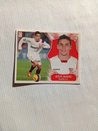 Cromos Jesús Navas 08-09 Sevilla F.C.