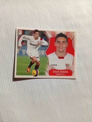 Cromos Jesús Navas 08-09 Sevilla F.C.