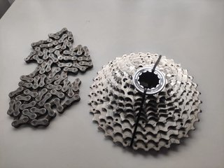 KIT O GRUPO COMPLETO TRANSMISIÓN SHIMANO XT/SLX 3X