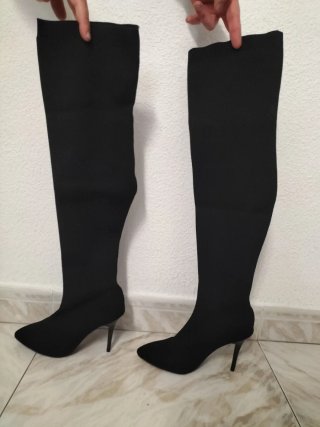 Botas altas de tacón