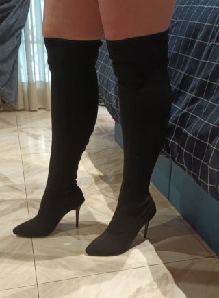 Botas altas de tacón