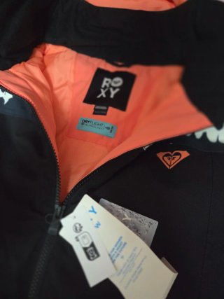 Chaqueta Roxy Negra y Naranja Talla M