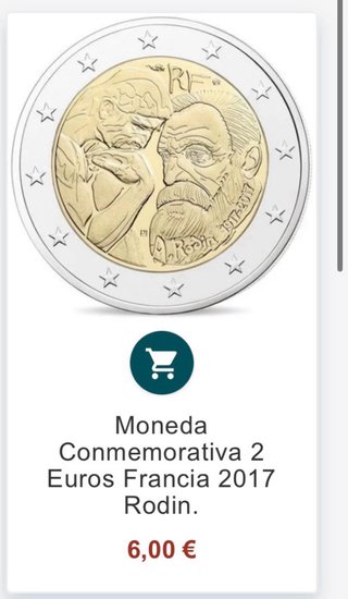Moneda 2 Euros Francia 2018