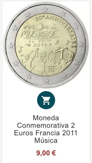 Moneda 2 Euros Francia 2018