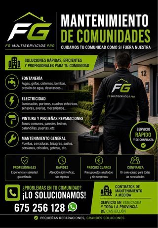 Mantenimiento para comunidades