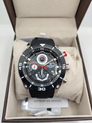 Reloj Naviforce Analógico Negro/Plata