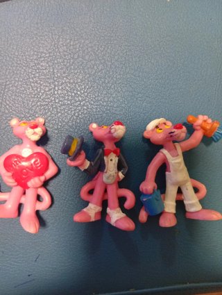 3 Figuras Pantera Rosa