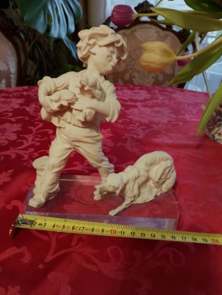 Réplica Armani niño con perro