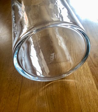 Jarrón Cristal Ikea Alto 65cm