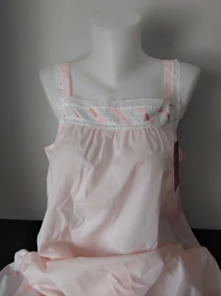 Camisón Rosa y Blanco Goa Talla Única