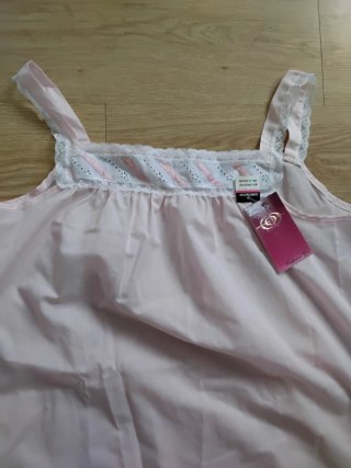 Camisón Rosa y Blanco Goa Talla Única