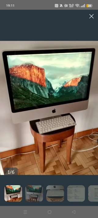 iMac 24 Diseño Clásico + Teclado