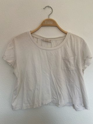 Camiseta Pull&Bear blanca manga corta