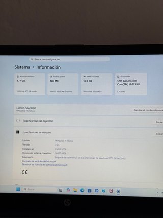 Portátil HP