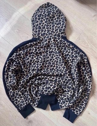 Sudadera Puma Animal Print, hoodie oversize y2k