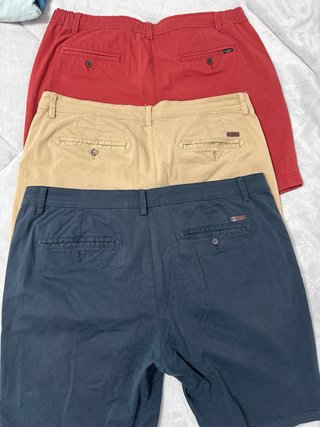 Lote 3 Bermudas Chinos C&A
