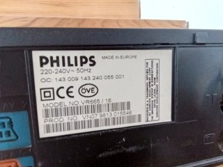 Philips HiFi Nicam VHS Reproductor VR 665