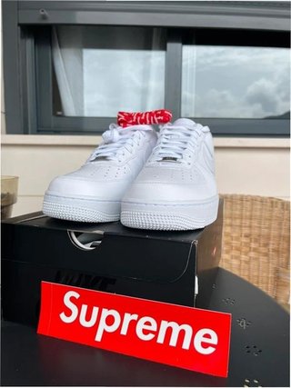 Nike Air Force 1 Low Supreme Blanco Talla 38