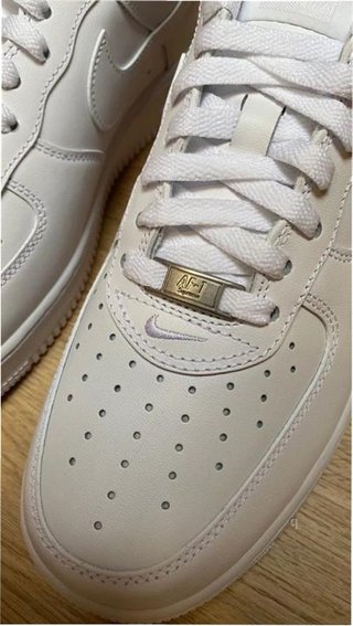 Nike Air Force 1 Low Supreme Blanco Talla 38.5