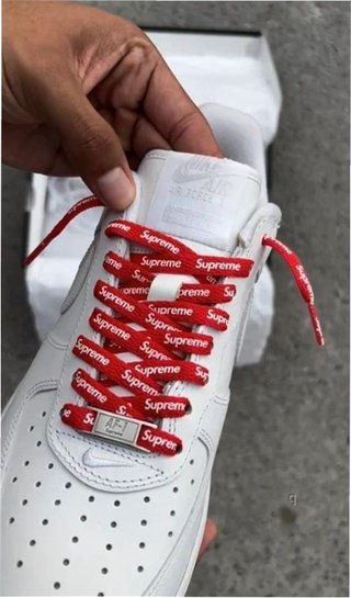 Nike Air Force 1 Low Supreme Blancas Talla 40.5