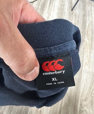 Polo Canterbury Negro Talla XL