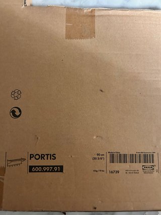 Perchero Portis Ikea Negro