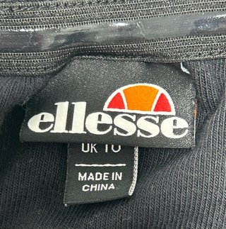 Top bandeau Ellesse negro Talla M