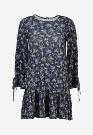 Vestido Springfield floral manga larga