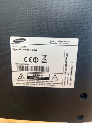 Samsung UE22F5400AW TV de 22 pulgadas